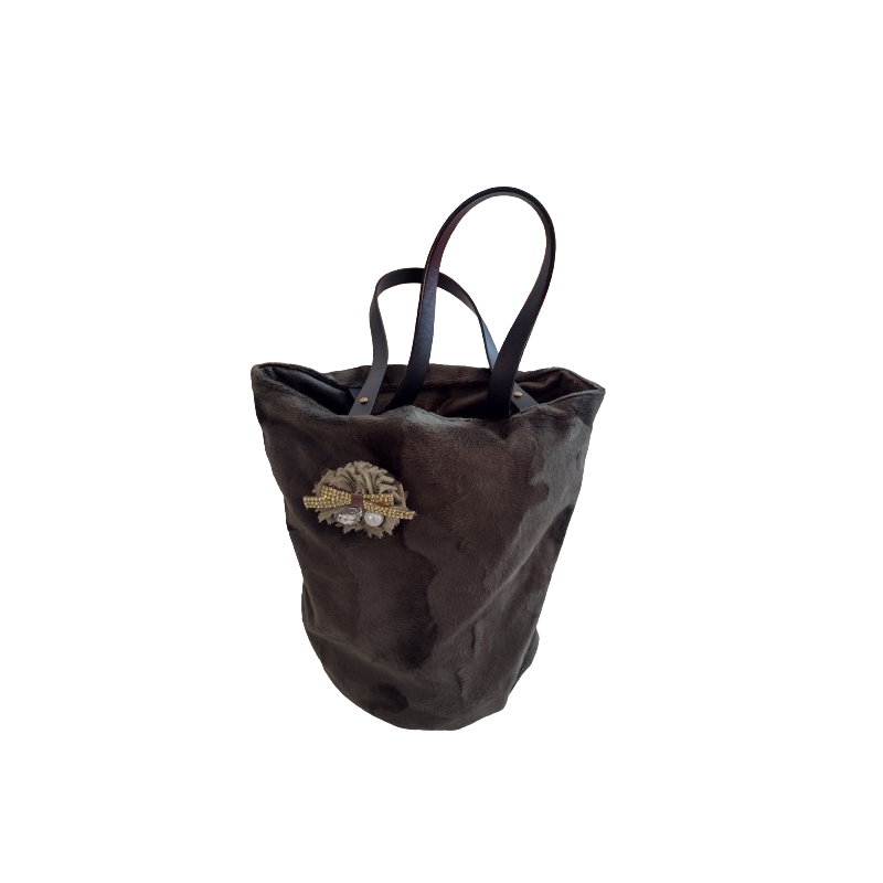 Borsa Cristal  Verde con coulisse